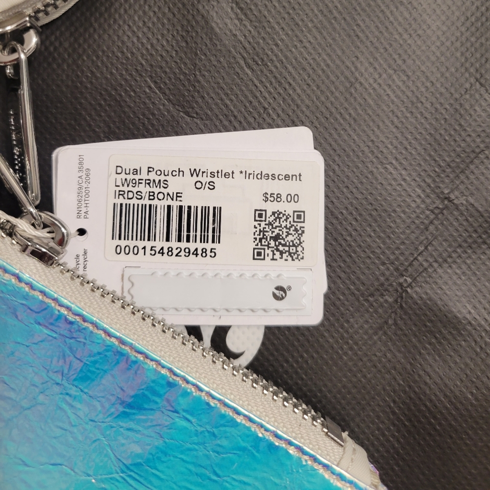 LULULEMON DUAL POUCH IRIDESCENT/BONE LIMITED EDITION - Picture 4 of 11